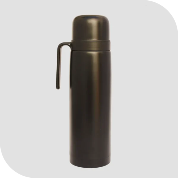 TERMO MEDIA MANIJA ACERO 1L NEGRO