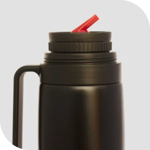 TERMO MEDIA MANIJA ACERO 1L NEGRO