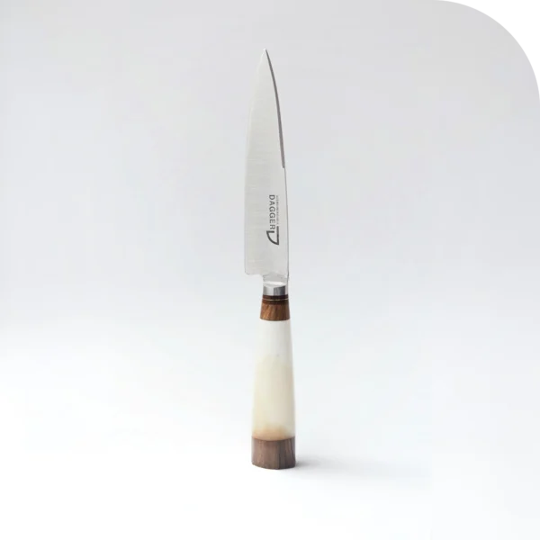 CUCHILLO 14 CM REGIONAL HUESO ENTERO BLANCO
