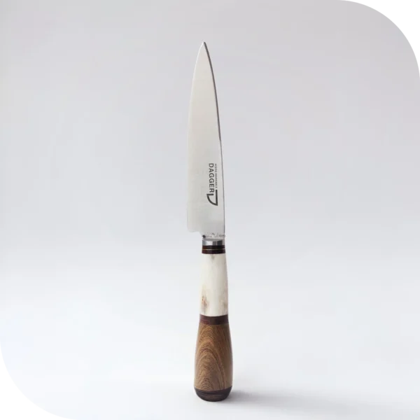 CUCHILLO 14 CM CIERVO Y MADERA