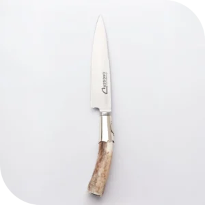 CUCHILLO 14 CM CIERVO ENTERO Y ALPACA C/DIJE
