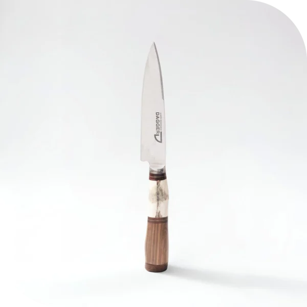 CUCHILLO 12 CM CIERVO Y MADERA