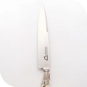 CUCHILLO 30 CM CIERVO ENTERO C/PUNTERAS DE ALPACA Y DIJE