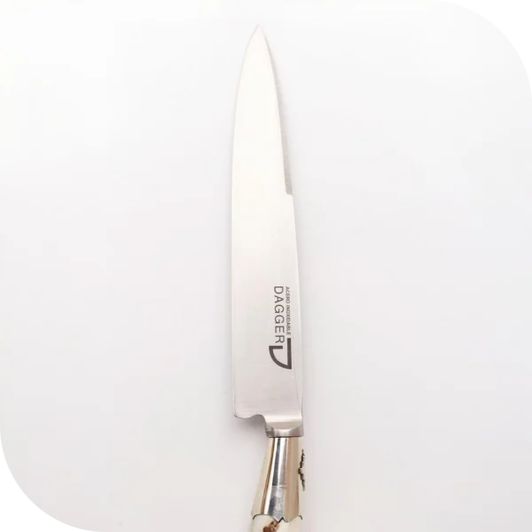 CUCHILLO 30 CM CIERVO ENTERO C/PUNTERAS DE ALPACA Y DIJE - Image 2