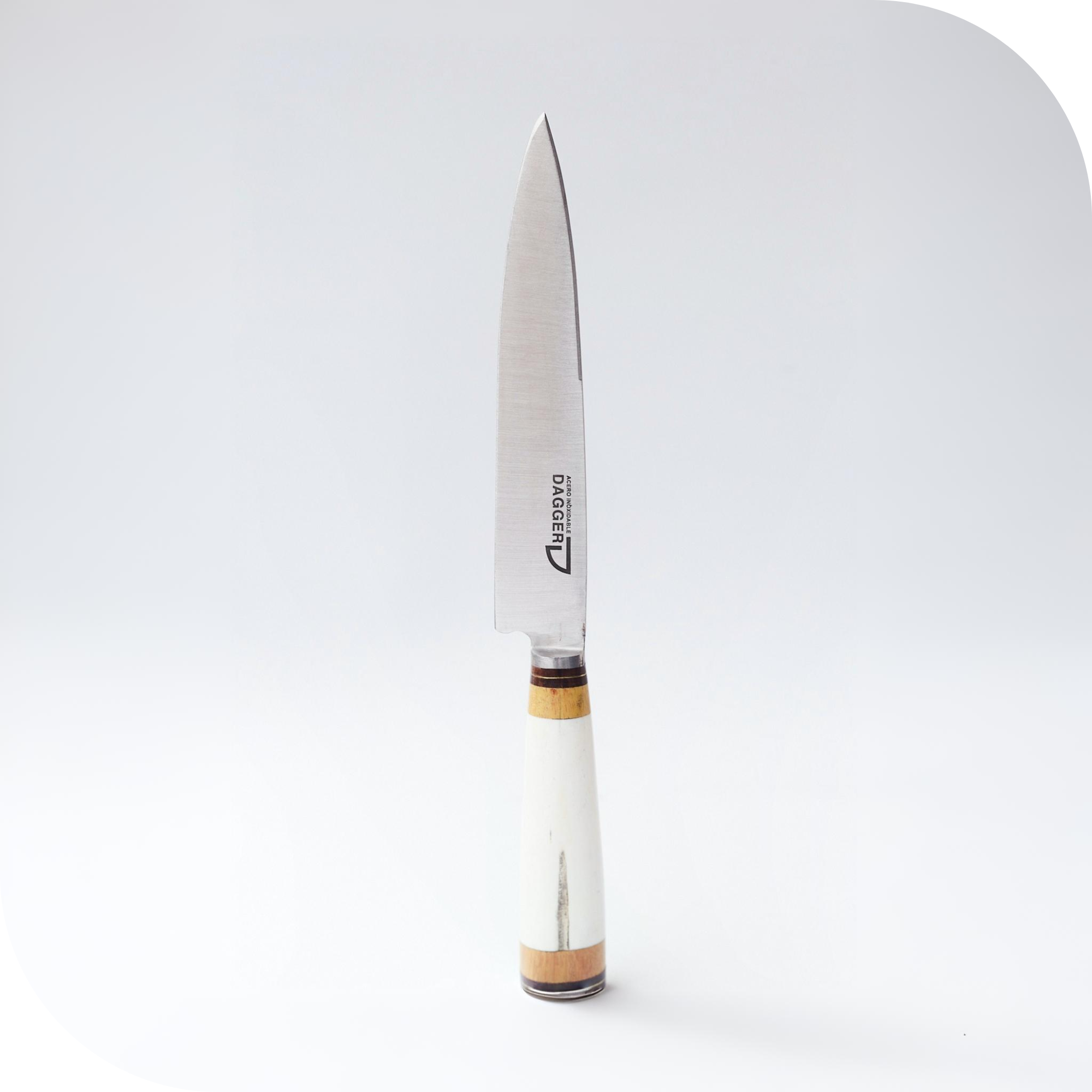 CUCHILLO 20 CM REGIONAL HUESO ENTERO BLANCO
