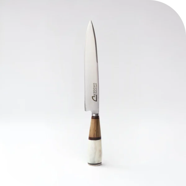 CUCHILLO 20 CM CIERVO Y MADERA
