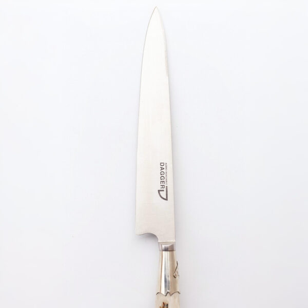 CUCHILLO 20 CM CIERVO ENTERO C/PUNTERAS DE ALPACA Y DIJE - Image 2