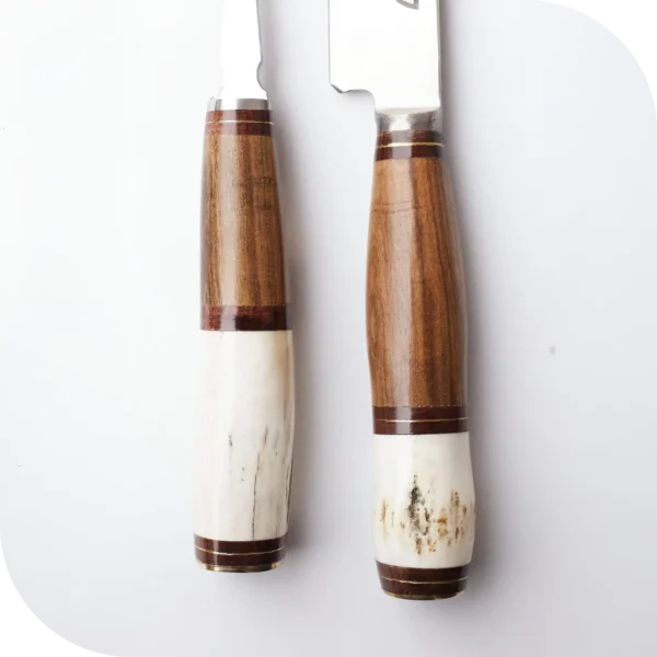 JUEGO DE ASADO 14 CM CIERVO Y MADERA - Image 3