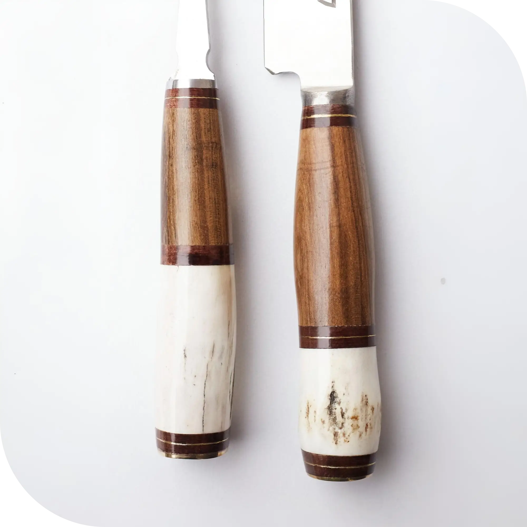 JUEGO DE ASADO 14 CM CIERVO Y MADERA - Image 3
