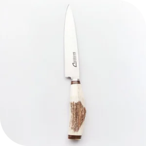 CUCHILLO 16 CM CIERVO ENTERO (VAINA NEGRA)
