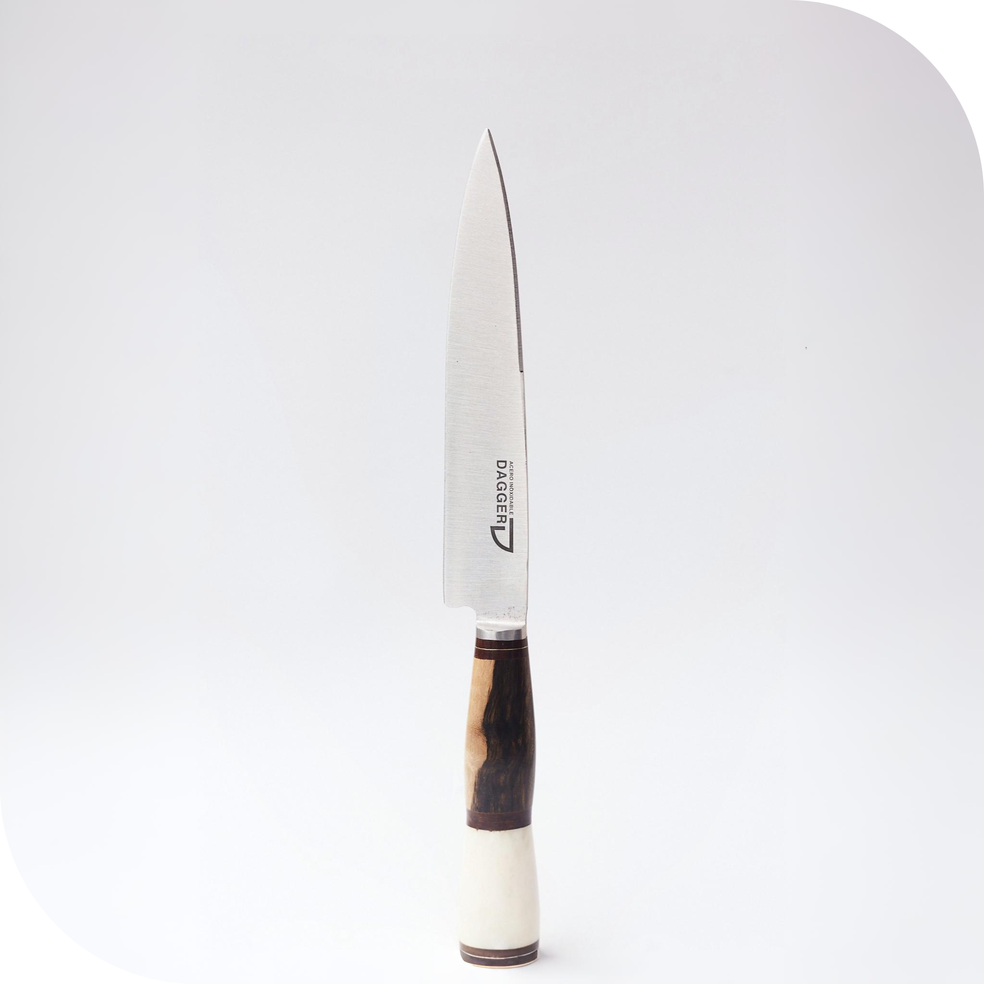 CUCHILLO 16 CM CIERVO Y MADERA